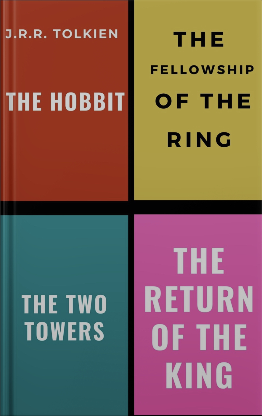 J.R.R. Tolkien The Hobbit and The Lord of the Rings 4 Book