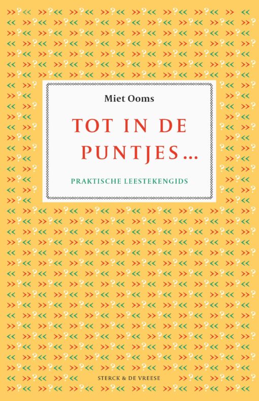 Tot in de puntjes ...