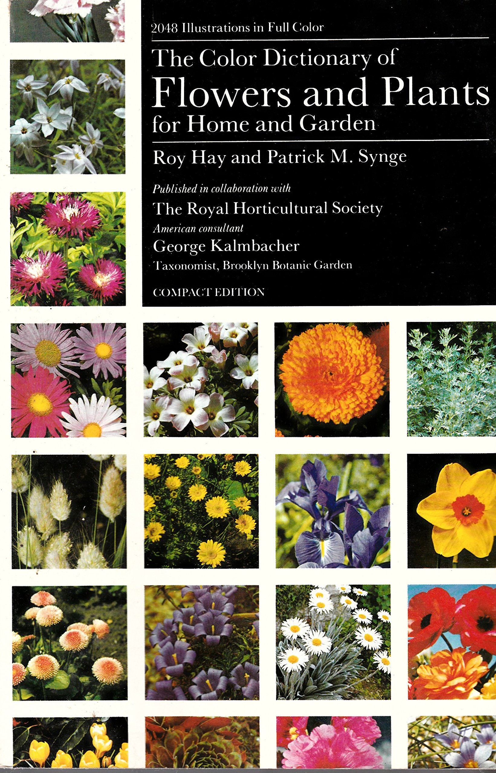 Color Dictionary of Flowers and Plants for Home and Garden (Paperback)