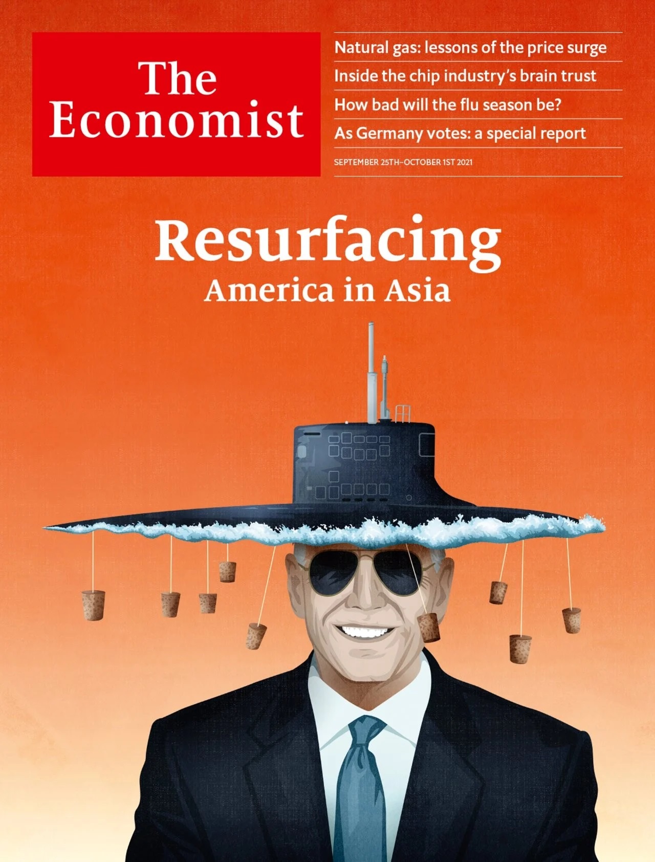 The Economist - Resurfacing America in Asia - September 25 2021 (Paperback)