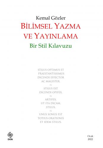 Bilimsel Yazma ve Yayınlama: Bir Stil Kılavuzu (Paperback)