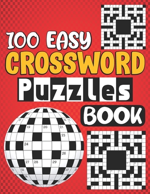 100 Easy Crosswords Puzzles Book: Puzzles Brain Workout Book, Bible Crossword Puzzles For Seniors, Perfect For Gift