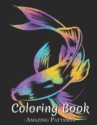 Coloring Book: An Adult Coloring Book Featuring Enchanting For Stress Relief And Relaxation, Skull, Unicorn, Cats, Dog Design ( Colorful-carp Coloring Books )