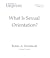 What Is Sexual Orientation? by Robin Dembroff