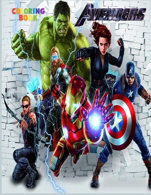 �v�ng�rs! Superhero Coloring Book For �v�ng�rs! True Fans Kids And Adults: Enjoy Coloring And Leave All Stress Behind With The Creative Coloring Book Of �v�ng�rs! Theme