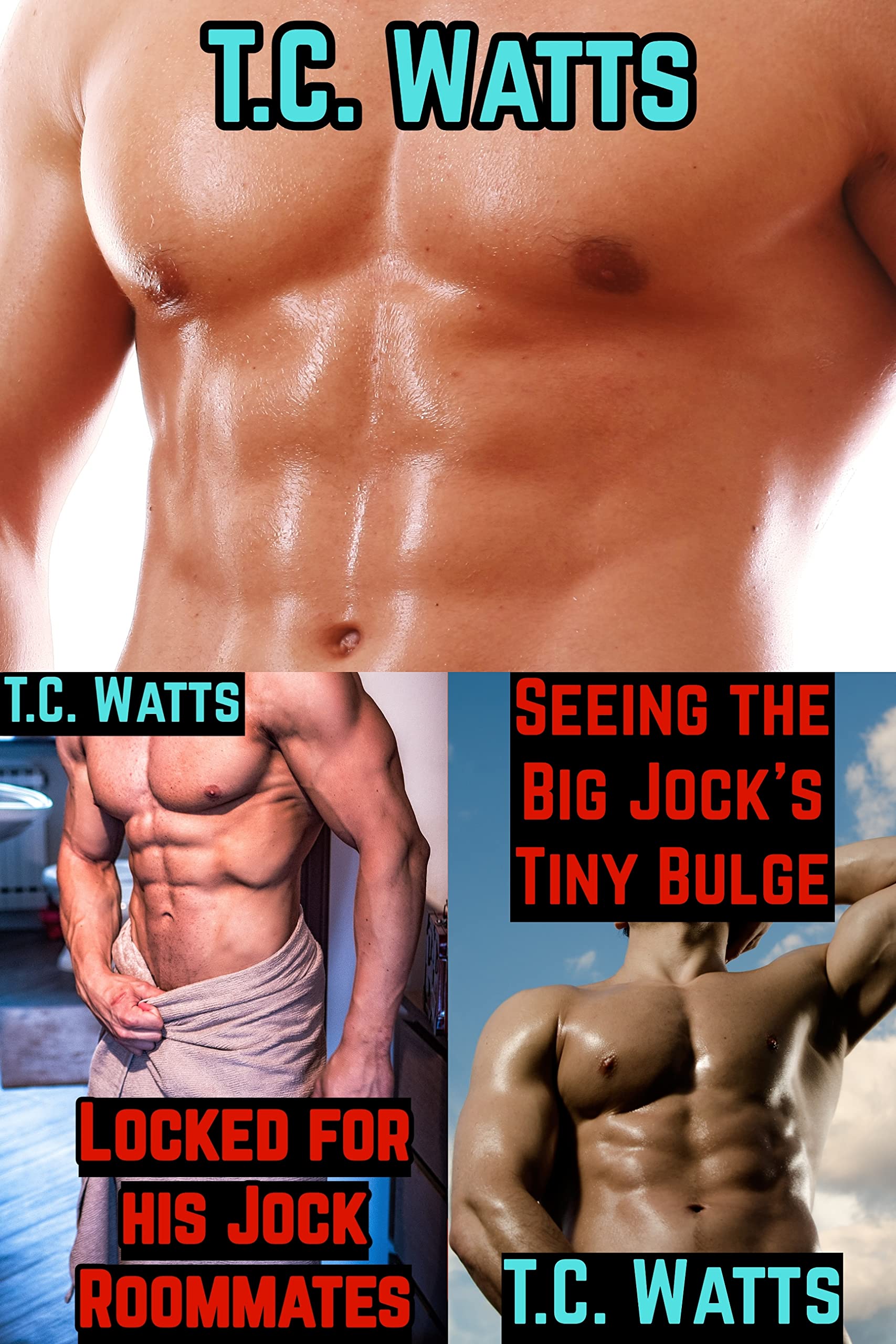 Locked, Shaved, Caught - Bundle: 3 Stories - Jock Chastity SPH MMM Public BDSM (Locked for Bigger Men - Bundles)