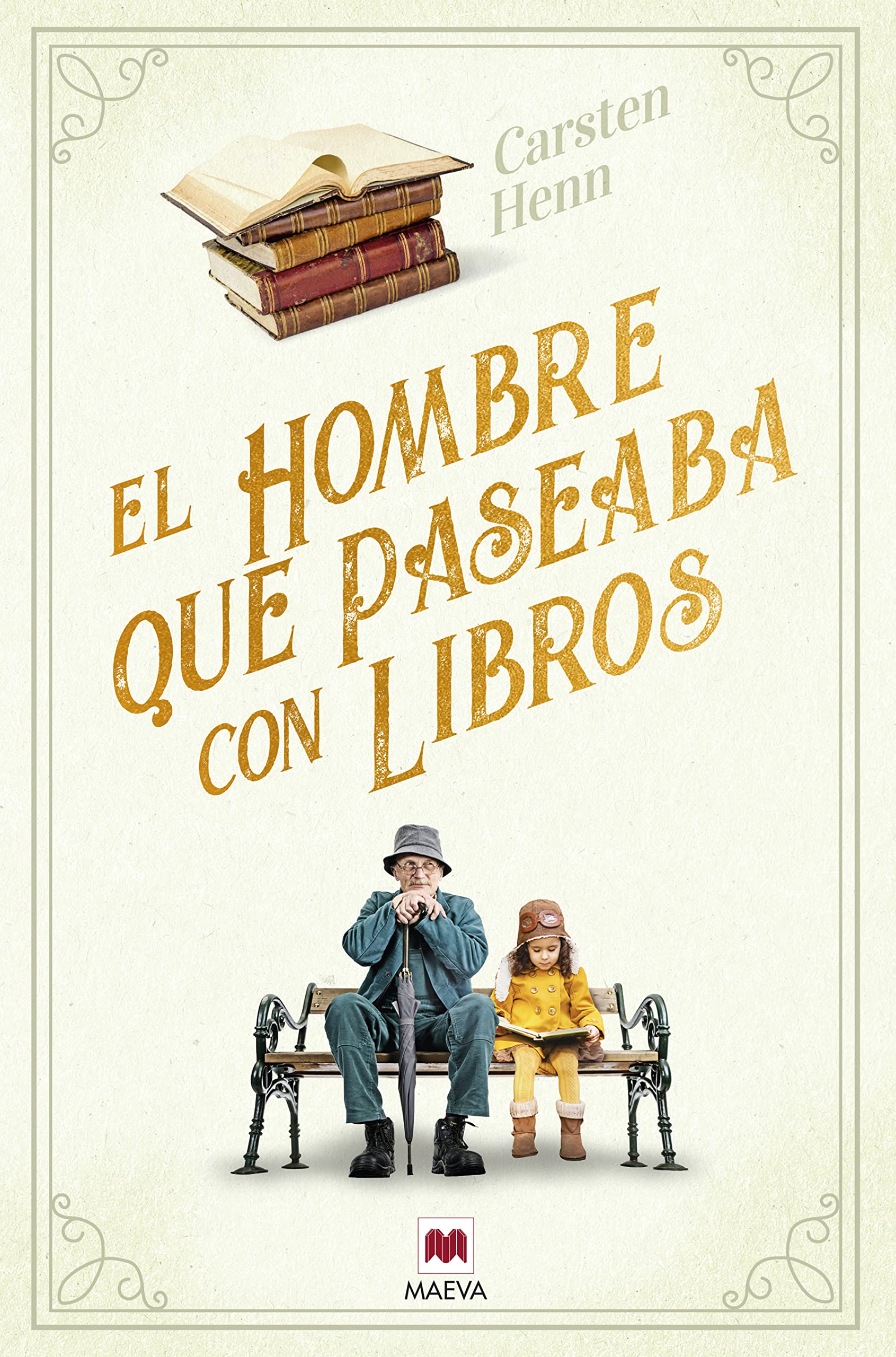 Portada de El hombre que paseaba con libros, de Carsten Henn