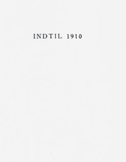 Indtil 1910