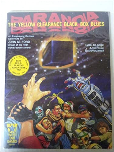 The Yellow Clearance Black Box Blues (Paranoia RPG)