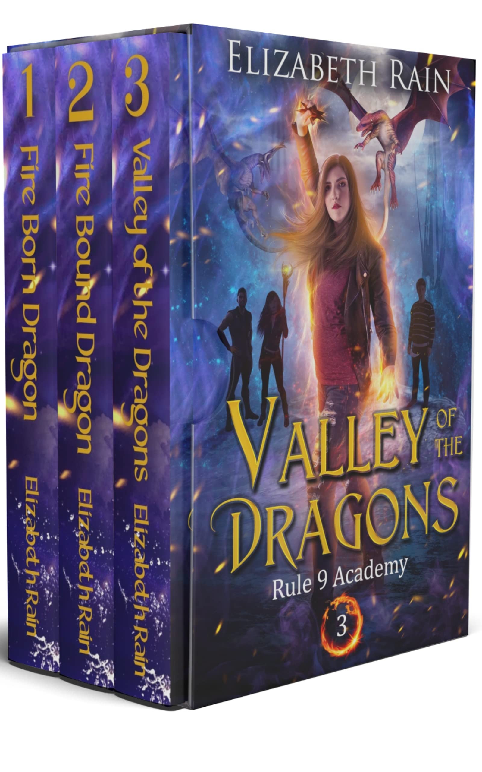 Rule 9 Academy Series Boxset: A Paranormal Urban Fantasy Dragon Saga with Bite 1-3 (Special Edition Young Adult Magic and Shifters Collection Book 1)