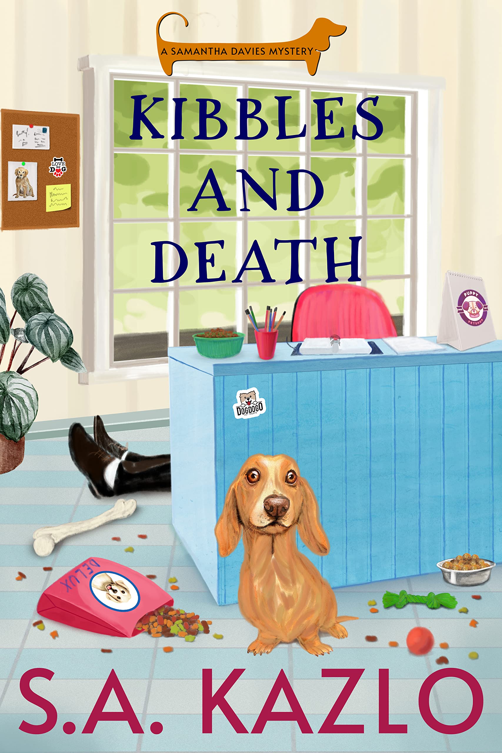 Kibbles and Death (Samantha Davies Mysteries Book 1)