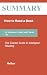 Summary of How to Read a Book by Meilleur