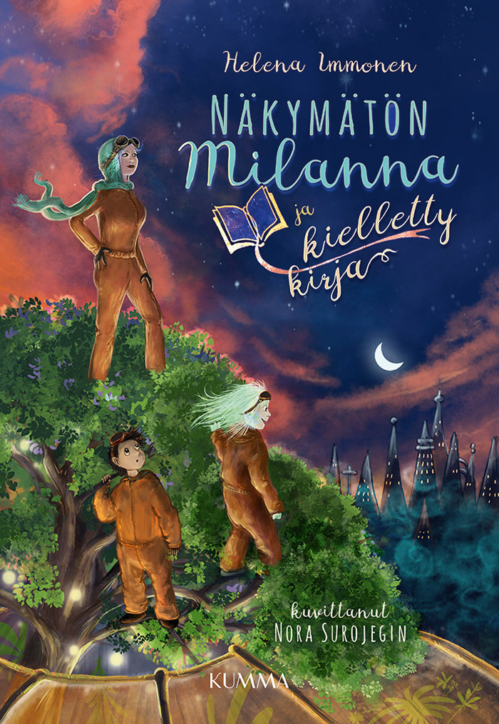 Näkymätön Milanna ja kielletty kirja (Hardcover)