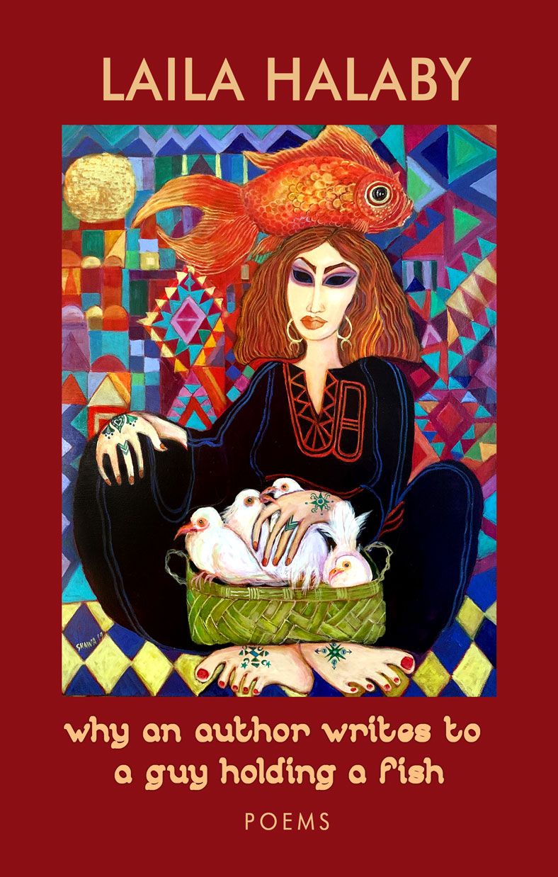 why an author writes to a guy holding a fish: poems