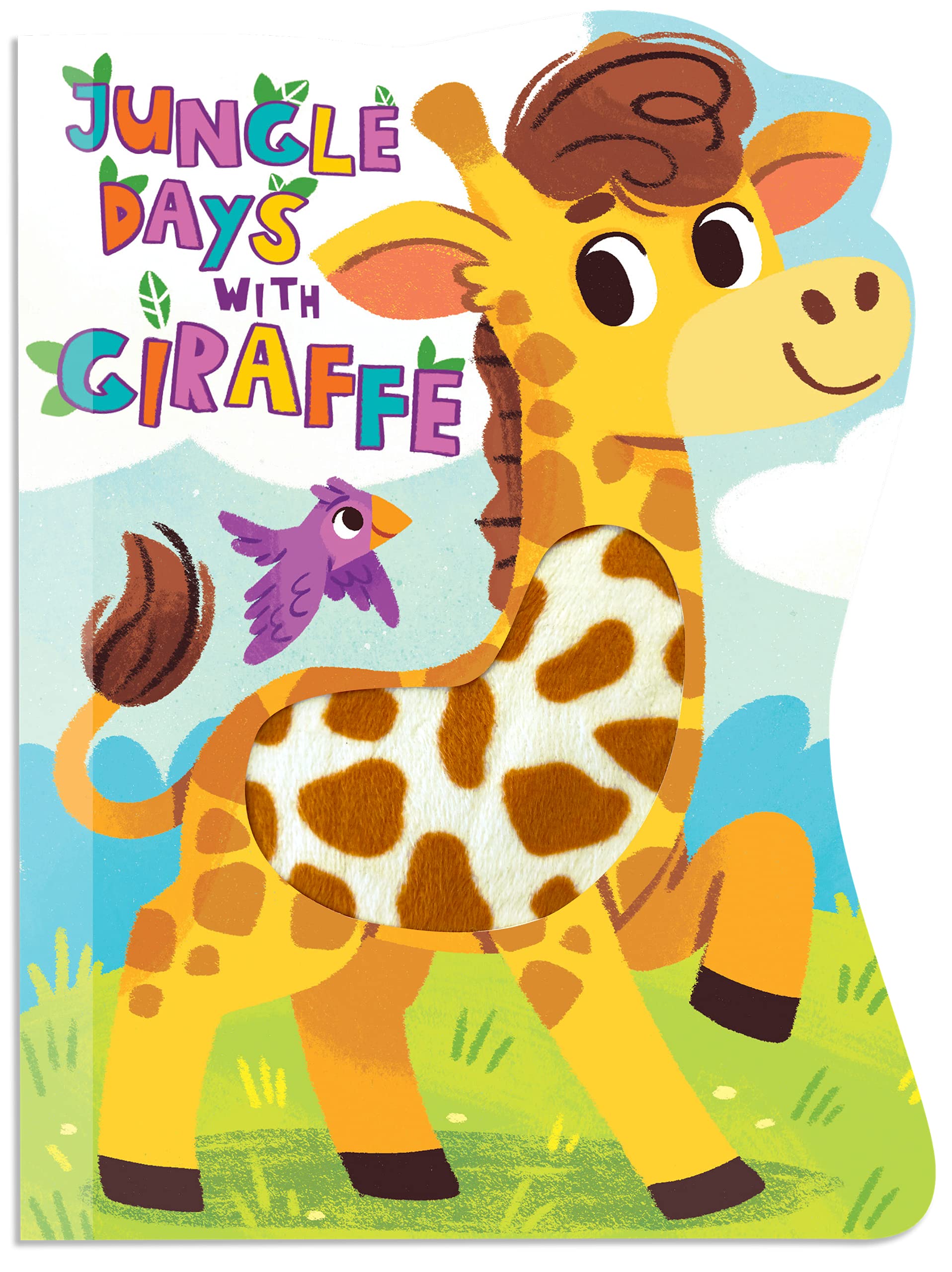 Jungle Days with Giraffe - Touch and Feel Board Book - Sensory Board Book (Touch & Feel Sensory Board Books for Baby & Toddler Time)