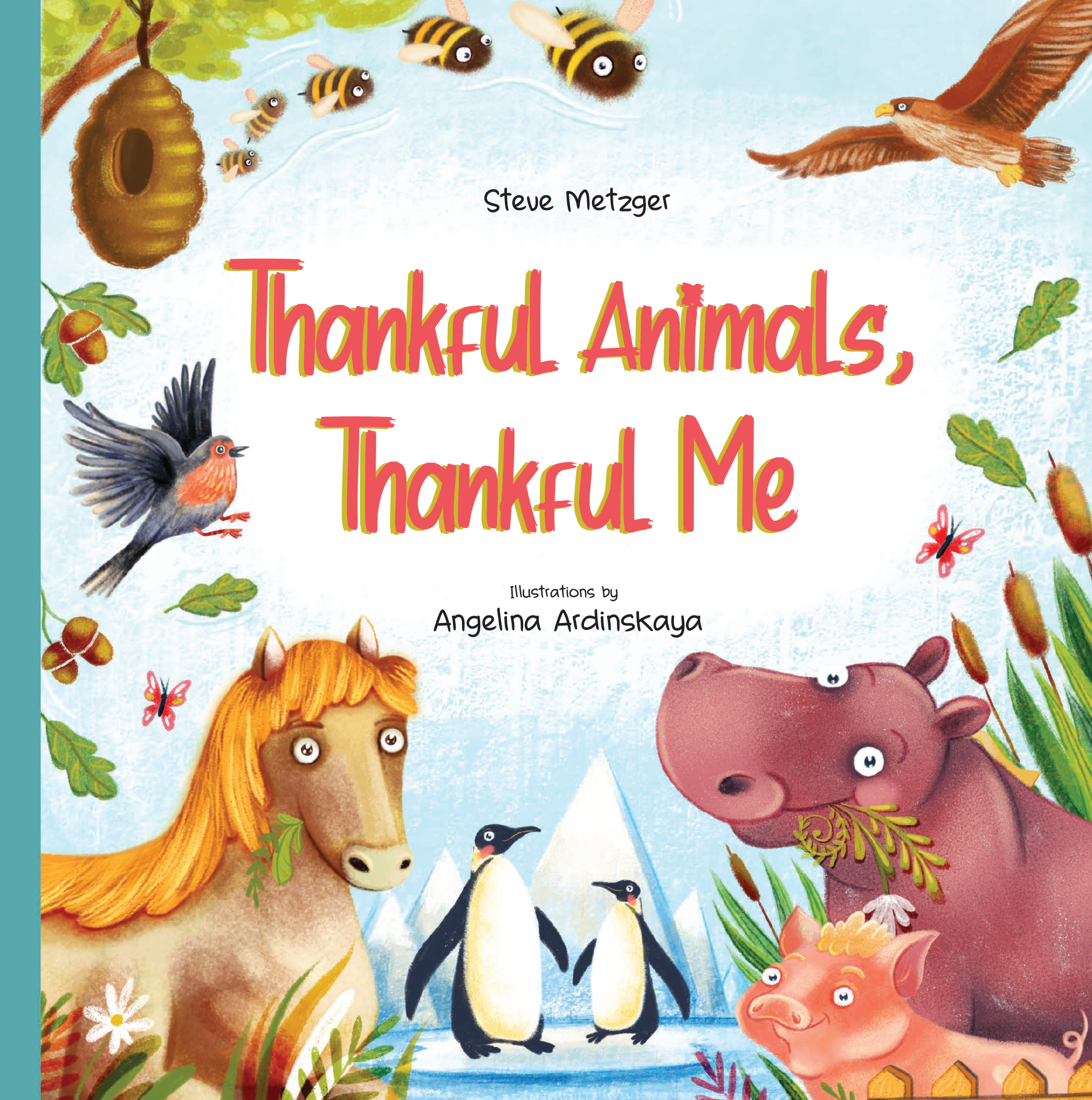 Thankful Animals, Thankful Me (Board Book)