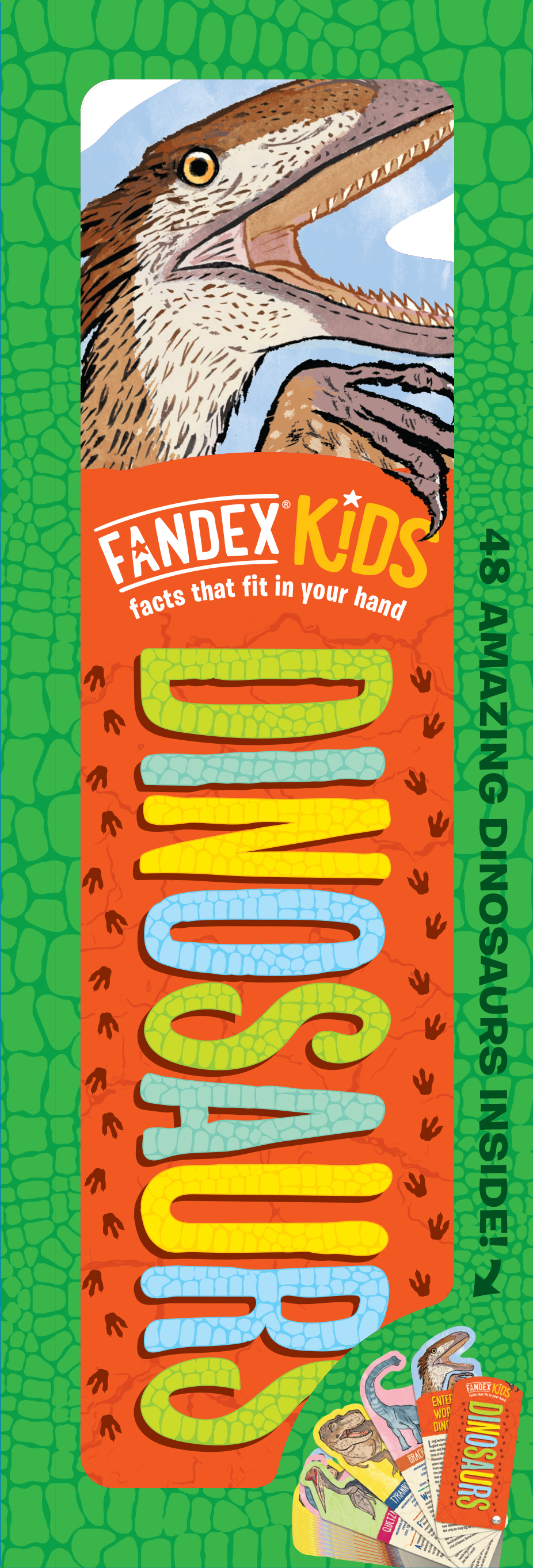 Fandex Kids: Dinosaurs: Facts That Fit in Your Hand: 48 Amazing Dinosaurs Inside! (Cards)