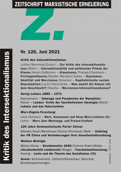 ZME Kritik des Intersektionalismus Nr. 126, Juni 2021