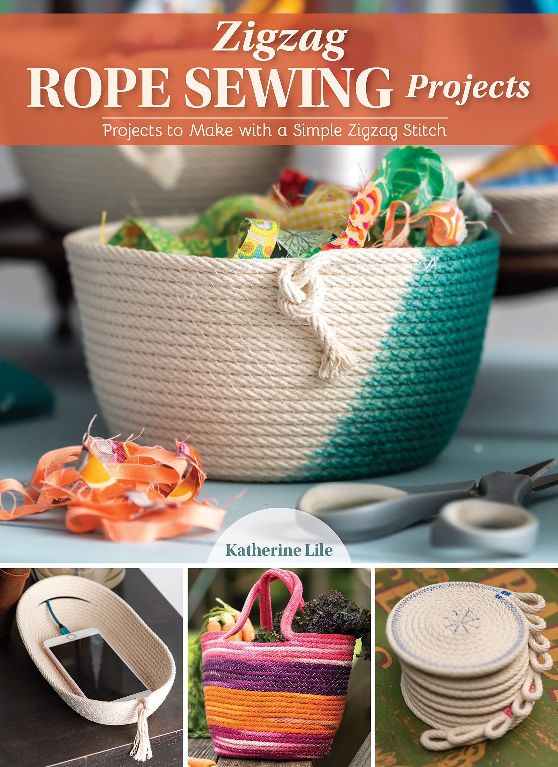 Zigzag Rope Sewing Projects: Projects to Make with a Simple Zigzag Stitch (Paperback)