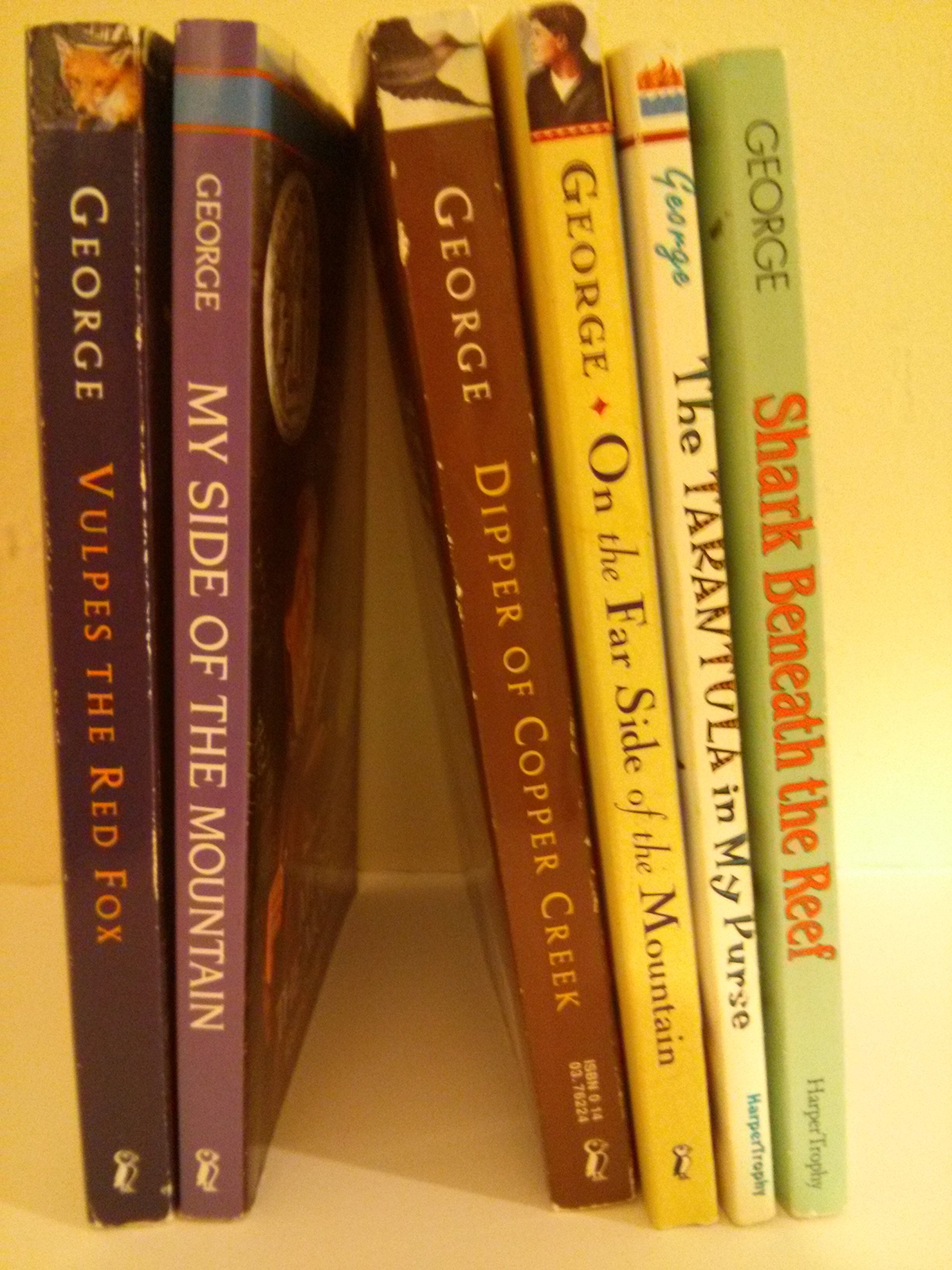 Jean Craighead George Books: My Side of the Mountain;shark Beneath the Reef;the Tarantula in My Purse and 172 Wild Pets, Vulpes the Red Fox, Dipper of Copper Creek (Paperback)