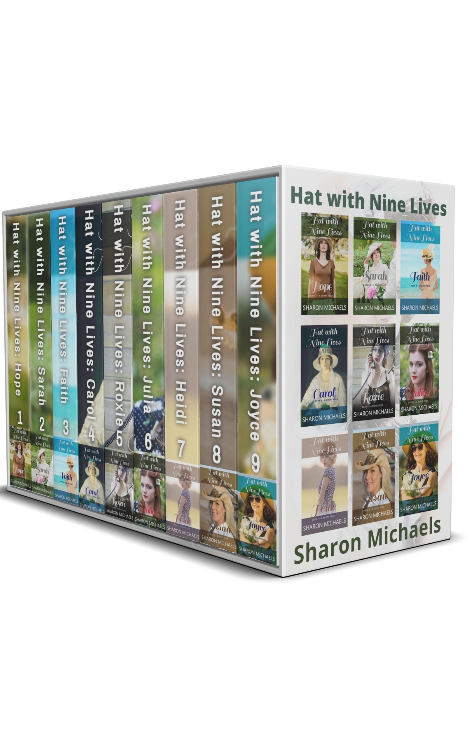 Hat with Nine Lives Box Set: 9 Women's Contemporary/Historical Fiction Short Reads
