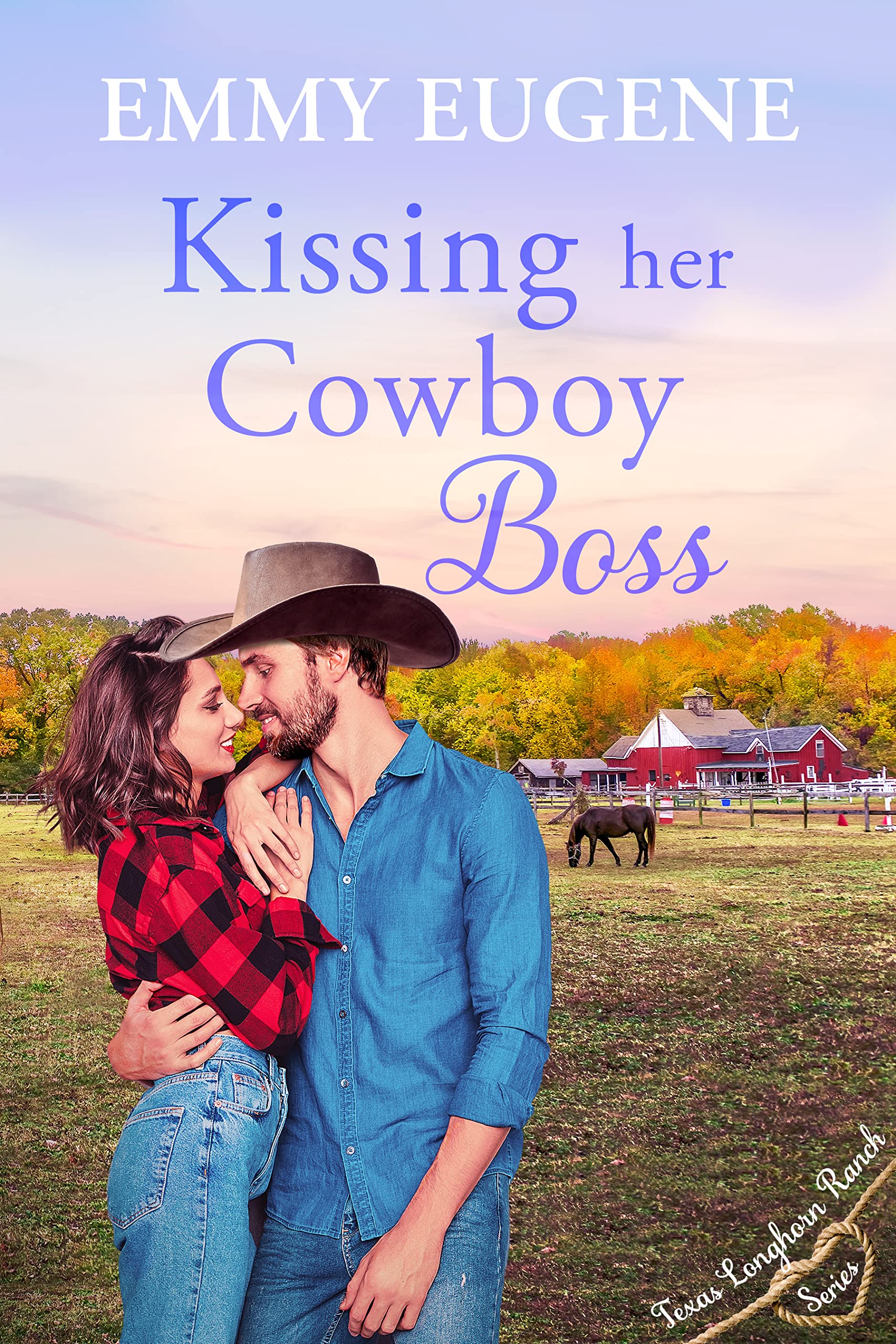Kissing Her Cowboy Boss (Texas Longhorn Ranch in Chestnut Springs Romance #2)