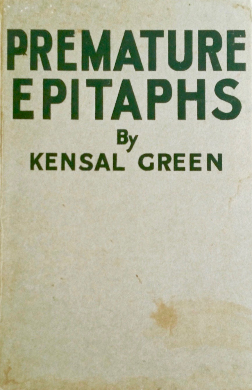 Premature Epitaphs: Mostly Written in Malice (Hardcover)