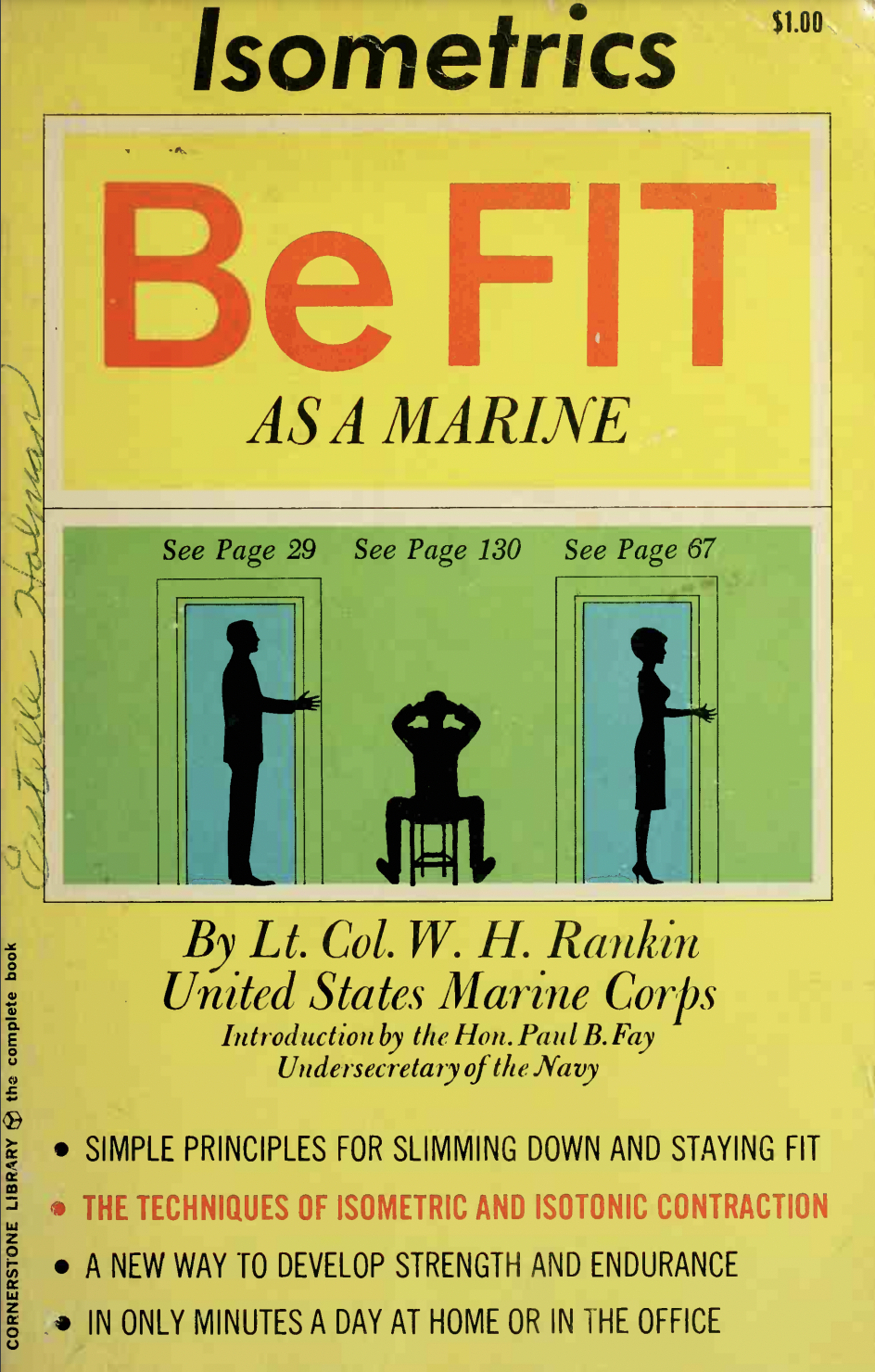 Be Fit As a Marine: Isometrics and Isotonics (Paperback)