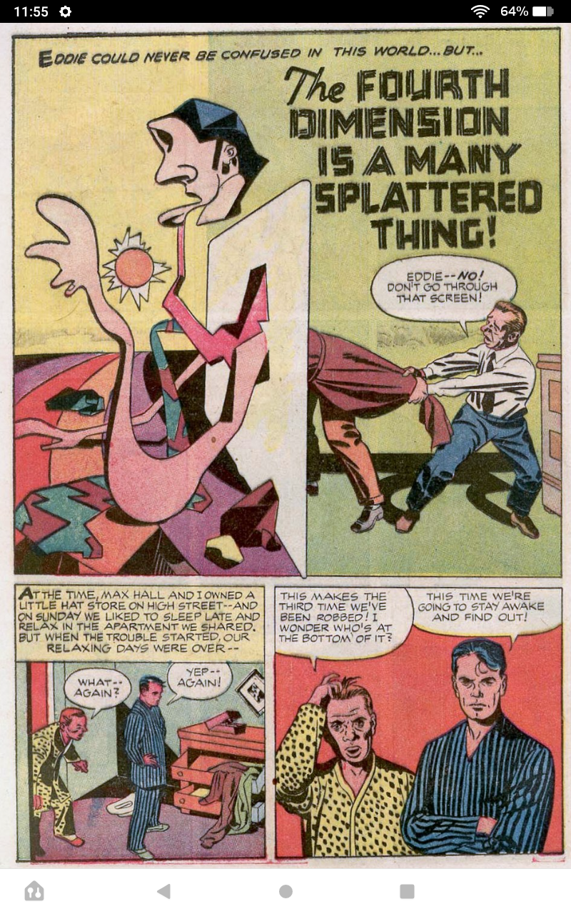 ."The Fourth Dimension Is A Many Splattered Thing!" (Unknown Binding)