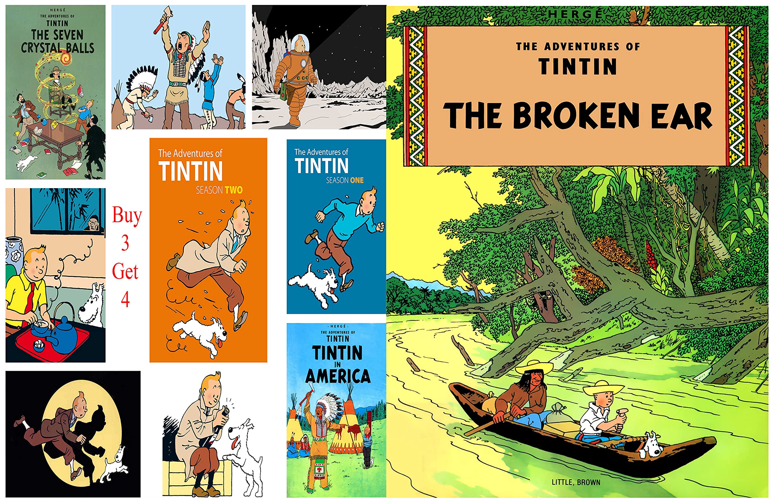 The Adventures of TinTin Full Series : Issue 6-THE BROKEN EAR (Kindle Edition)