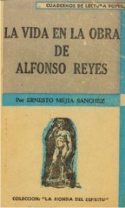 La vida en la obra de Alfonso Reyes