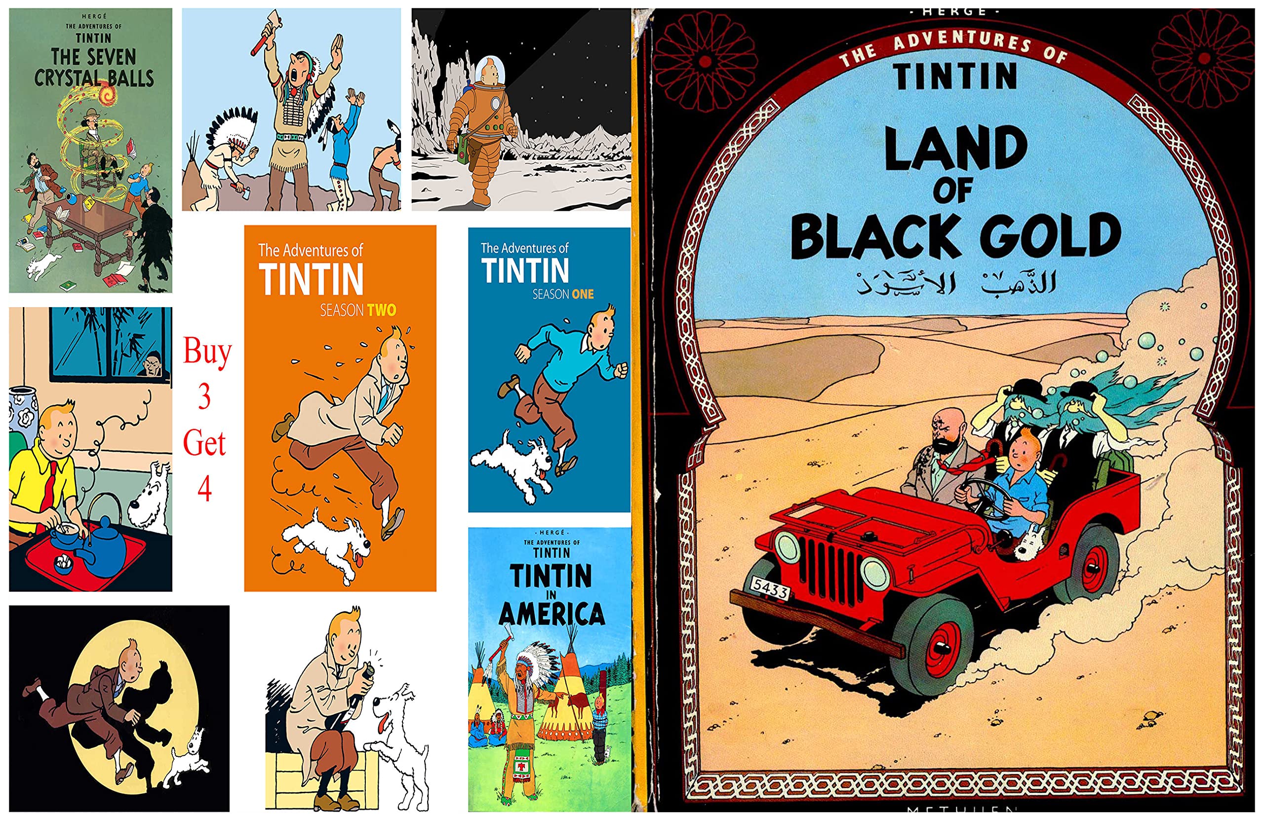 The Adventures of TinTin Full Series : Issue 15-LAND OF BLACK GOLD (Kindle Edition)