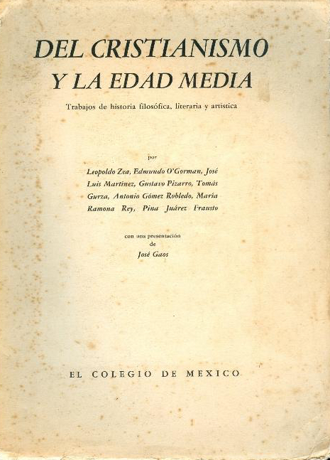 Trabajos de historia filosófica, literaria y artística del cristianismo y la Edad Media