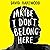 Maybe I Don't Belong Here: A Memoir of Race, Identity, Breakdown and Recovery