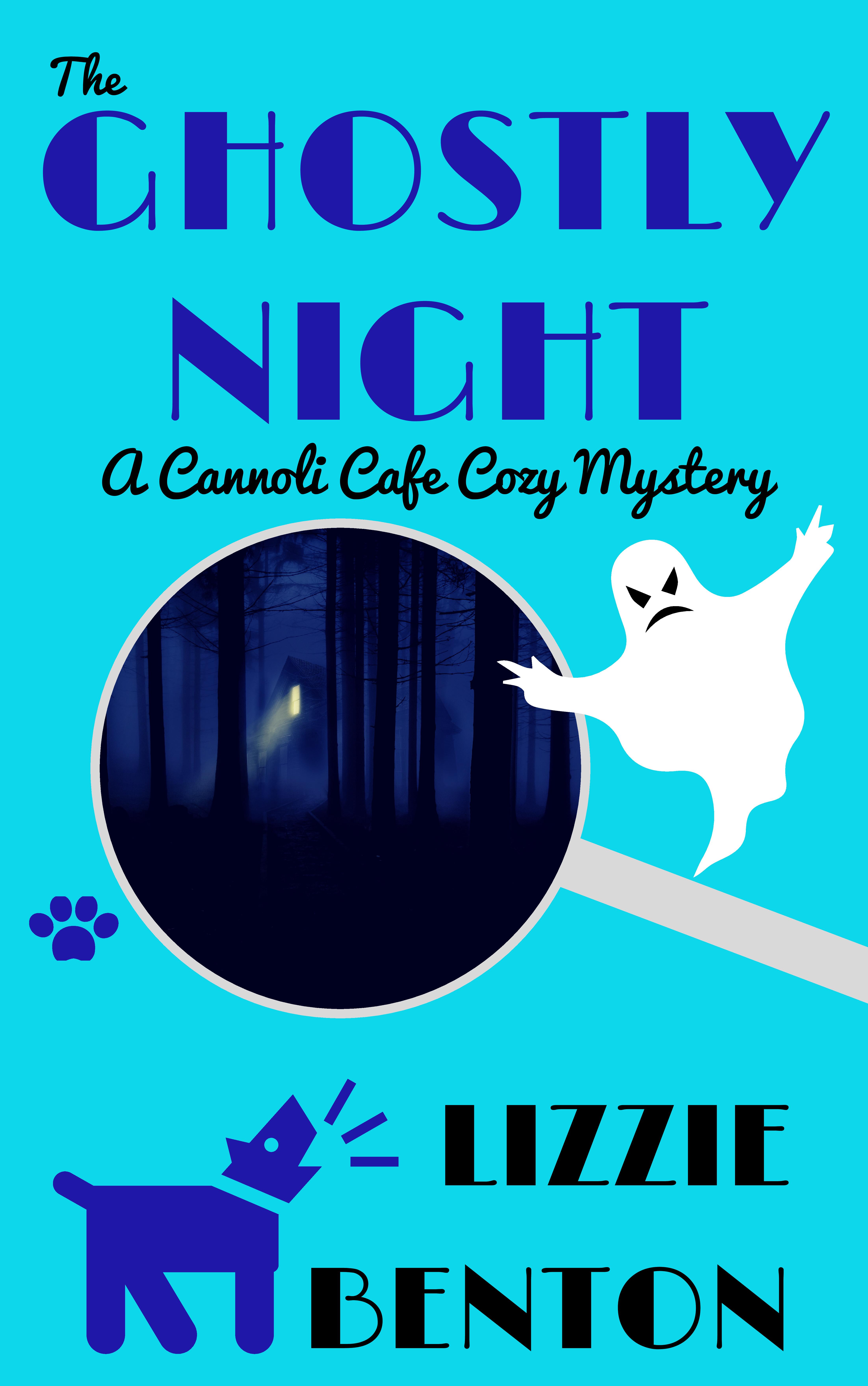 The Ghostly Night (Cannoli Cafe Mystery Series, #7)