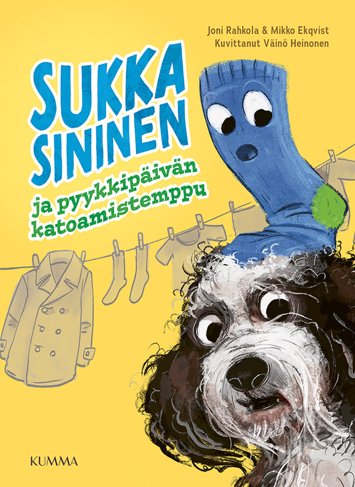 Sukka Sininen ja pyykkipäivän katoamistemppu (Hardcover)