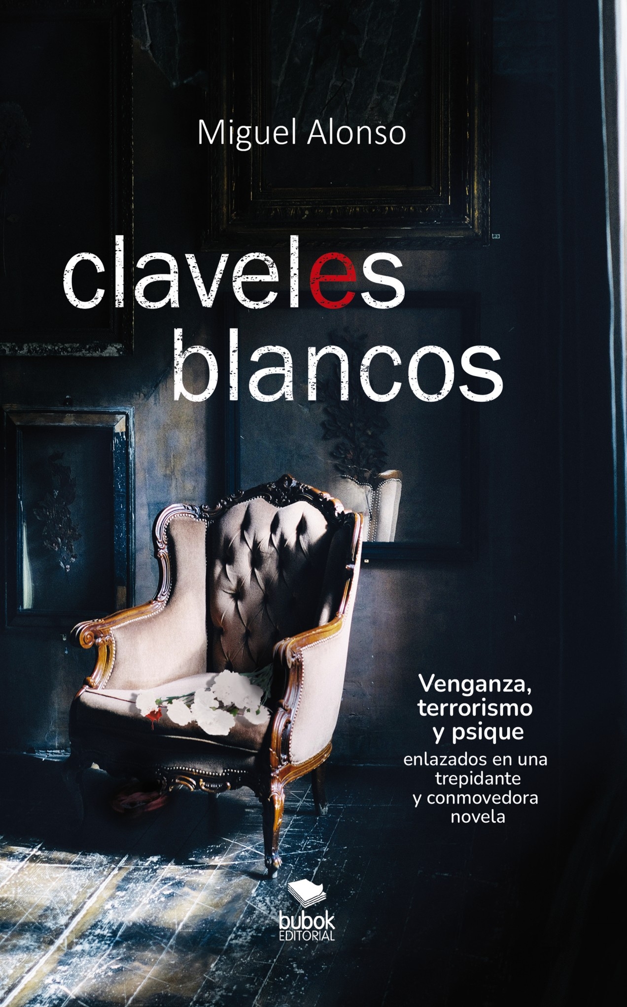 Portada de Claveles blancos, de Miguel Alonso