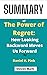 SUMMARY OF The Power of Regret:: How Looking Backward Moves Us Forward By Daniel H. Pink