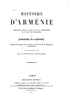 Histoire d'Arménie par le vartabed Arisdaguès de Lasdiverd by Aristakes Lastivertc'i Histoire d'Arménie par le vartabed Arisdaguès de Lasdiverd by Aristakes Lastivertc'i