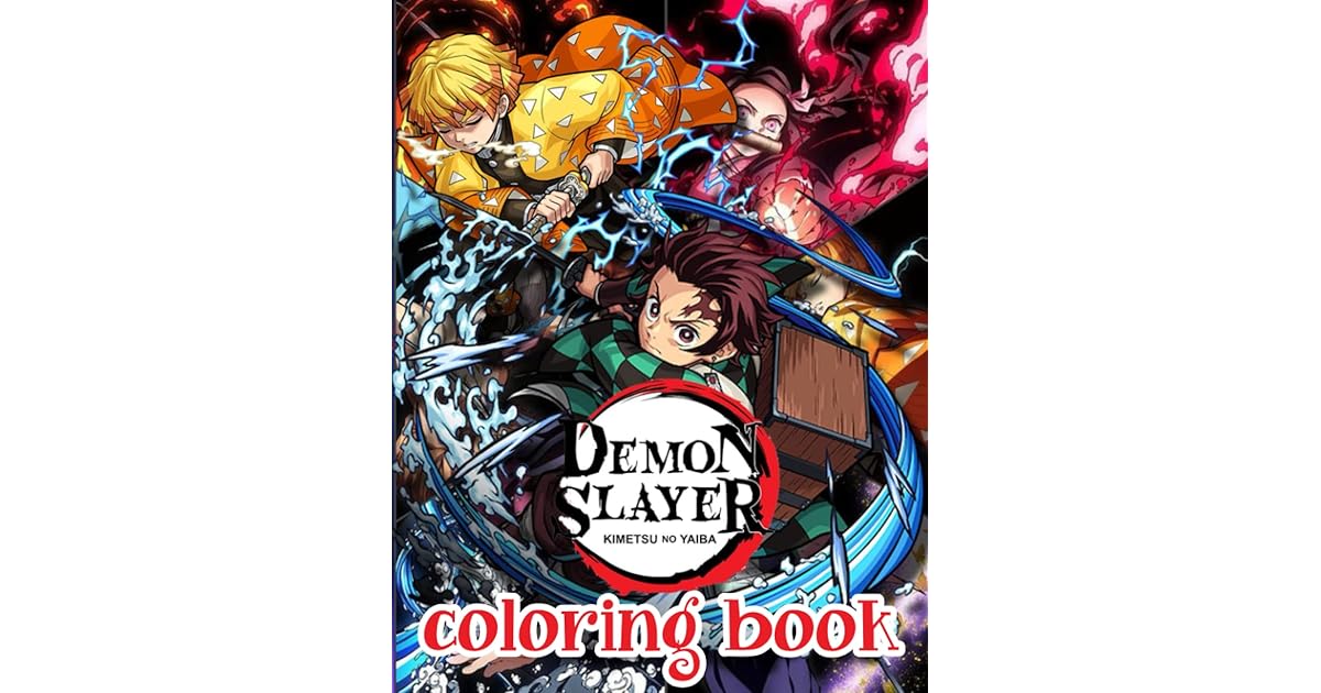 Démon Slayer Coloring Book Anime (Maga ) +50 High Quality and Unique