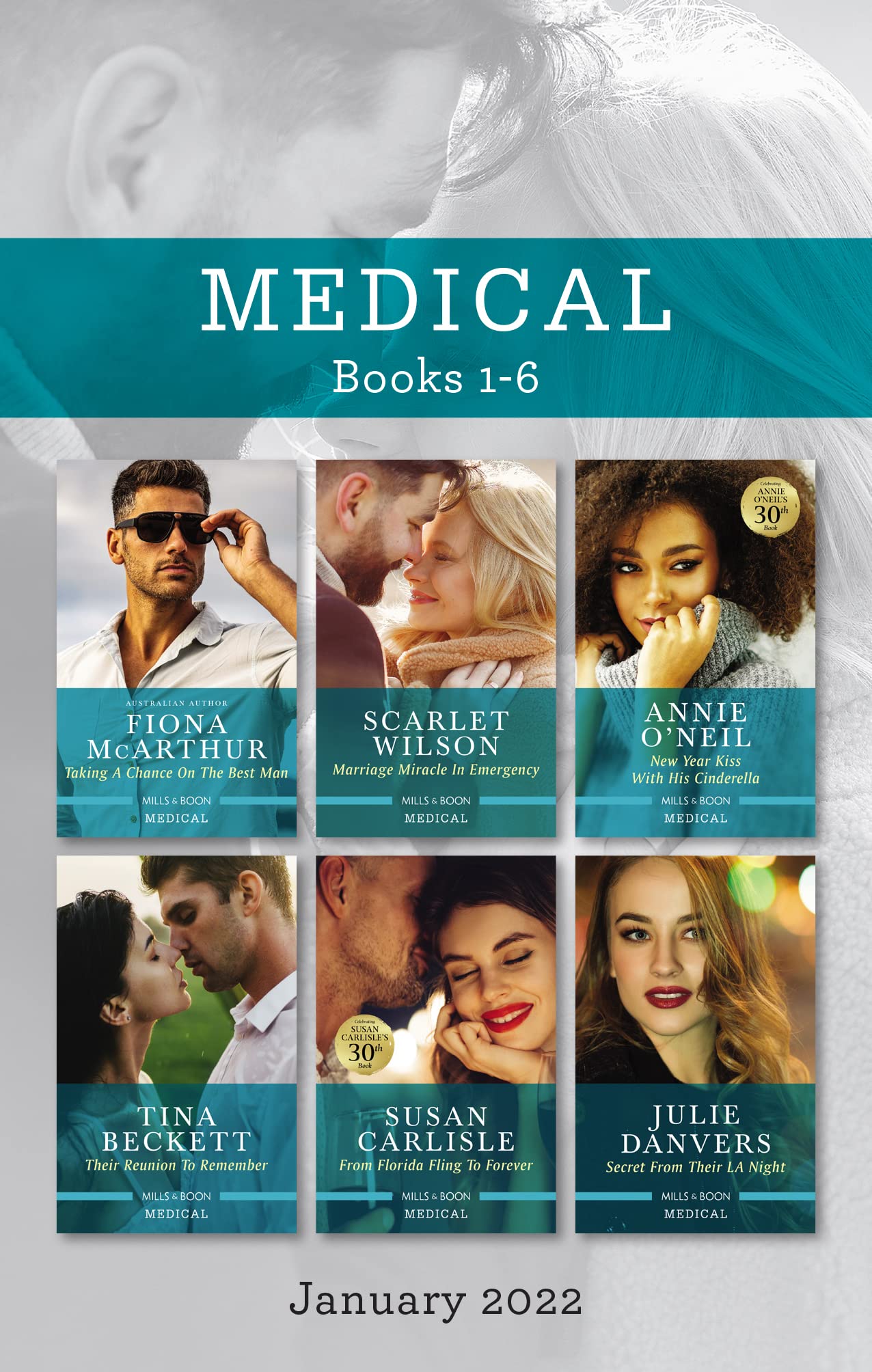 Medical Box Set Jan 2022: Taking a Chance on the Best Man / Marriage Miracle in Emergency / New Year Kiss with His Cinderella / Their Reunion to