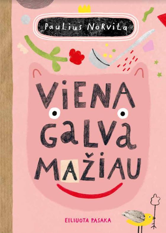 Viena galva mažiau
