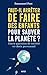 Faut-il arrêter de faire de...