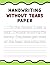 Handwriting Without Tears p...
