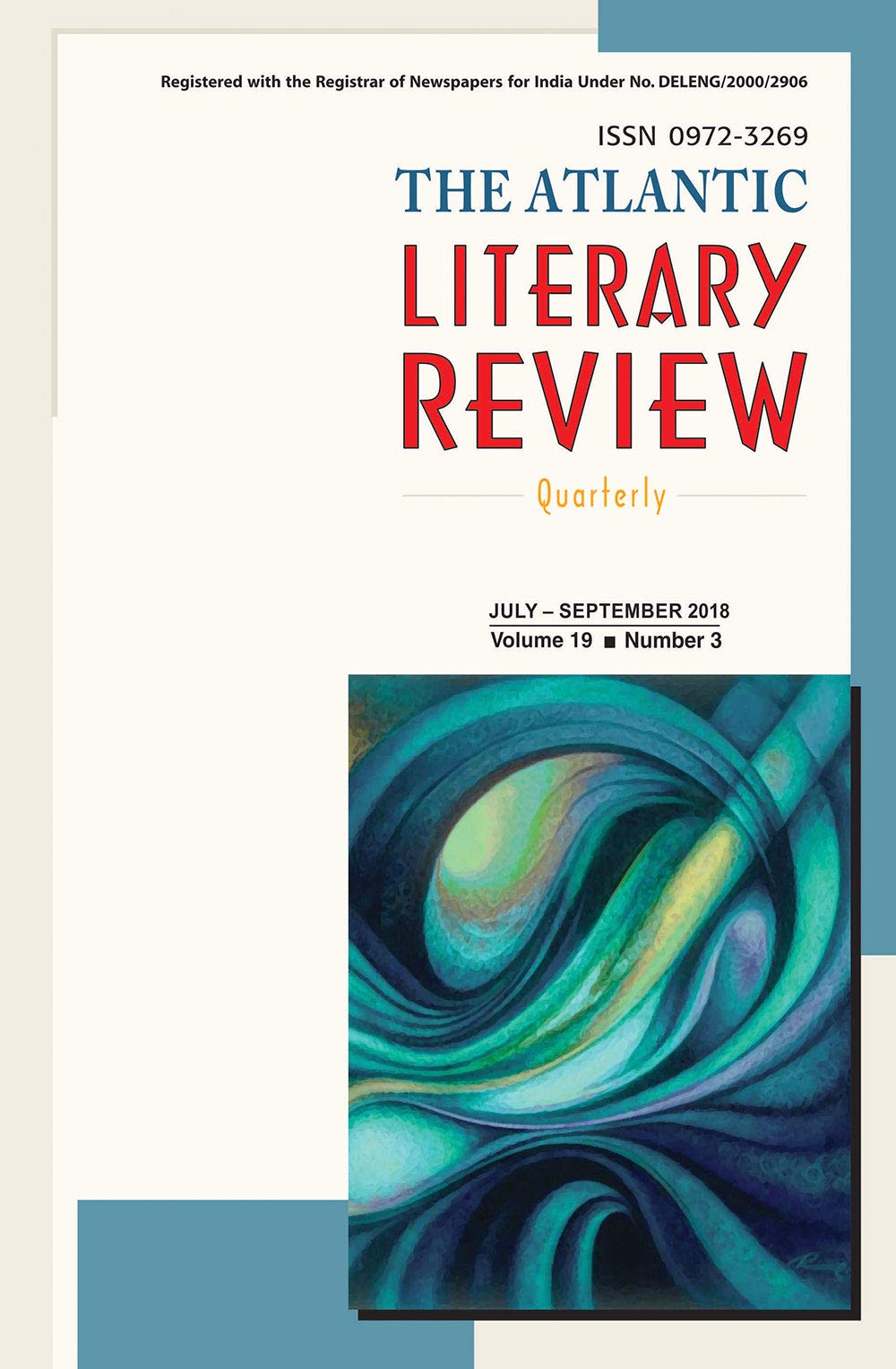 The Atlantic Literary Review, July-September 2018: Volume 19 Number 3