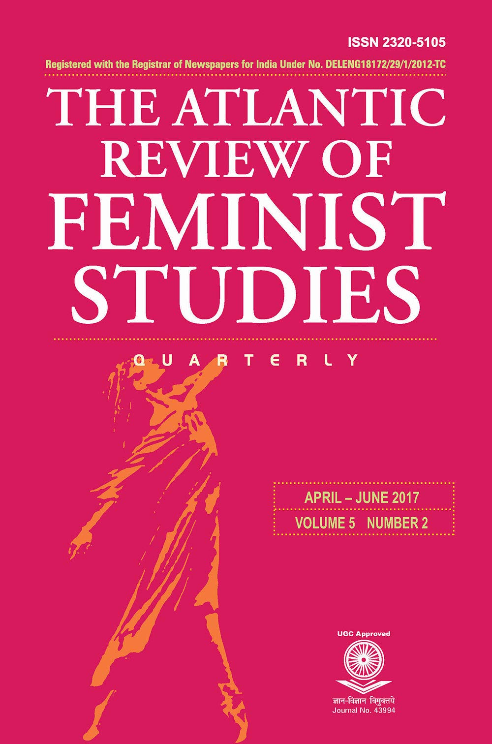 The Atlantic Review Of Feminist Studies (Quarterly) Volume 5 Number 2, April - June 2017: Volume 5 Number 2 (PB)