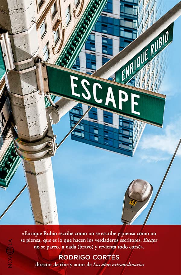 Portada de Escape, de Enrique Rubio