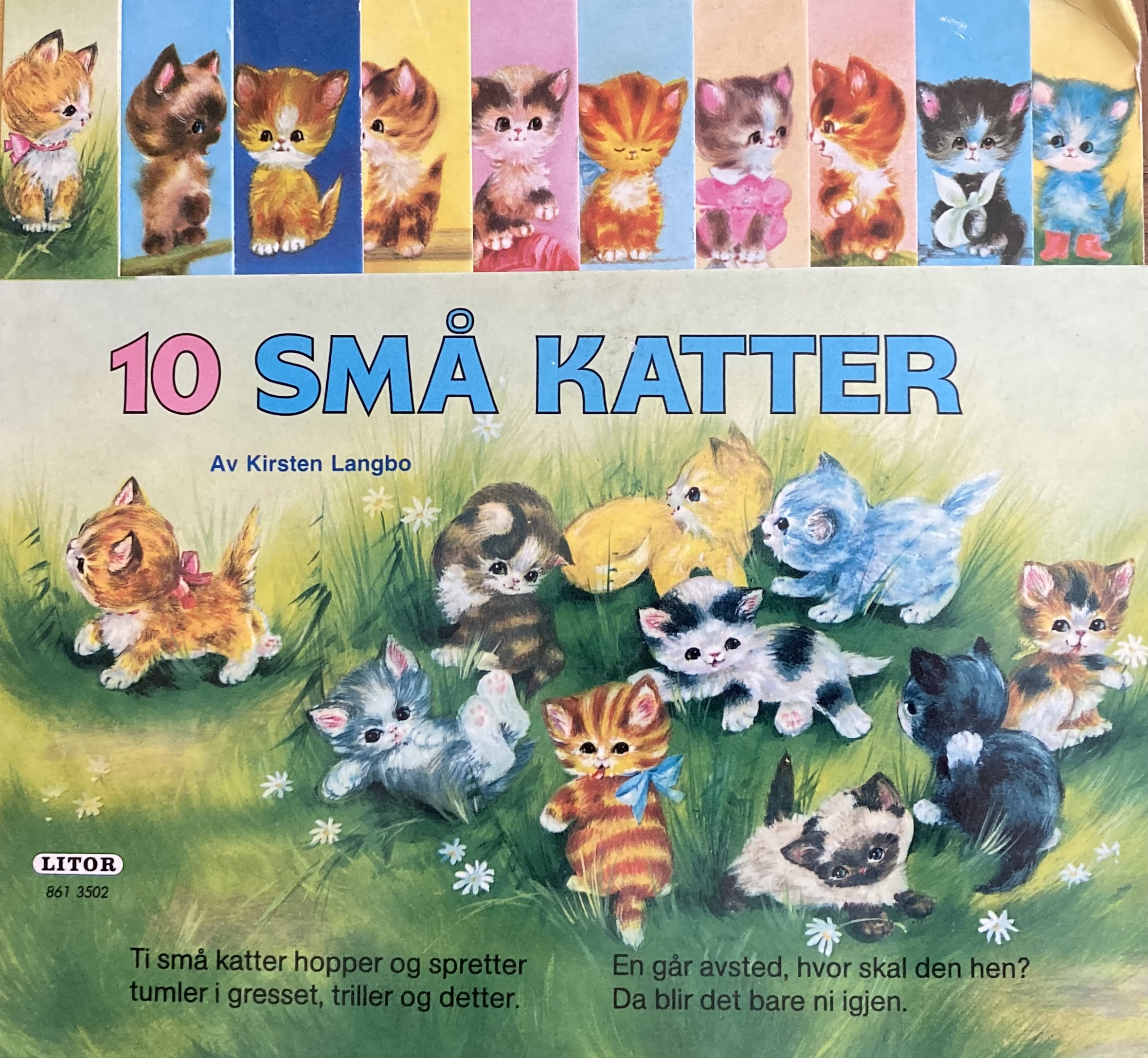 10 små katter (Board book)