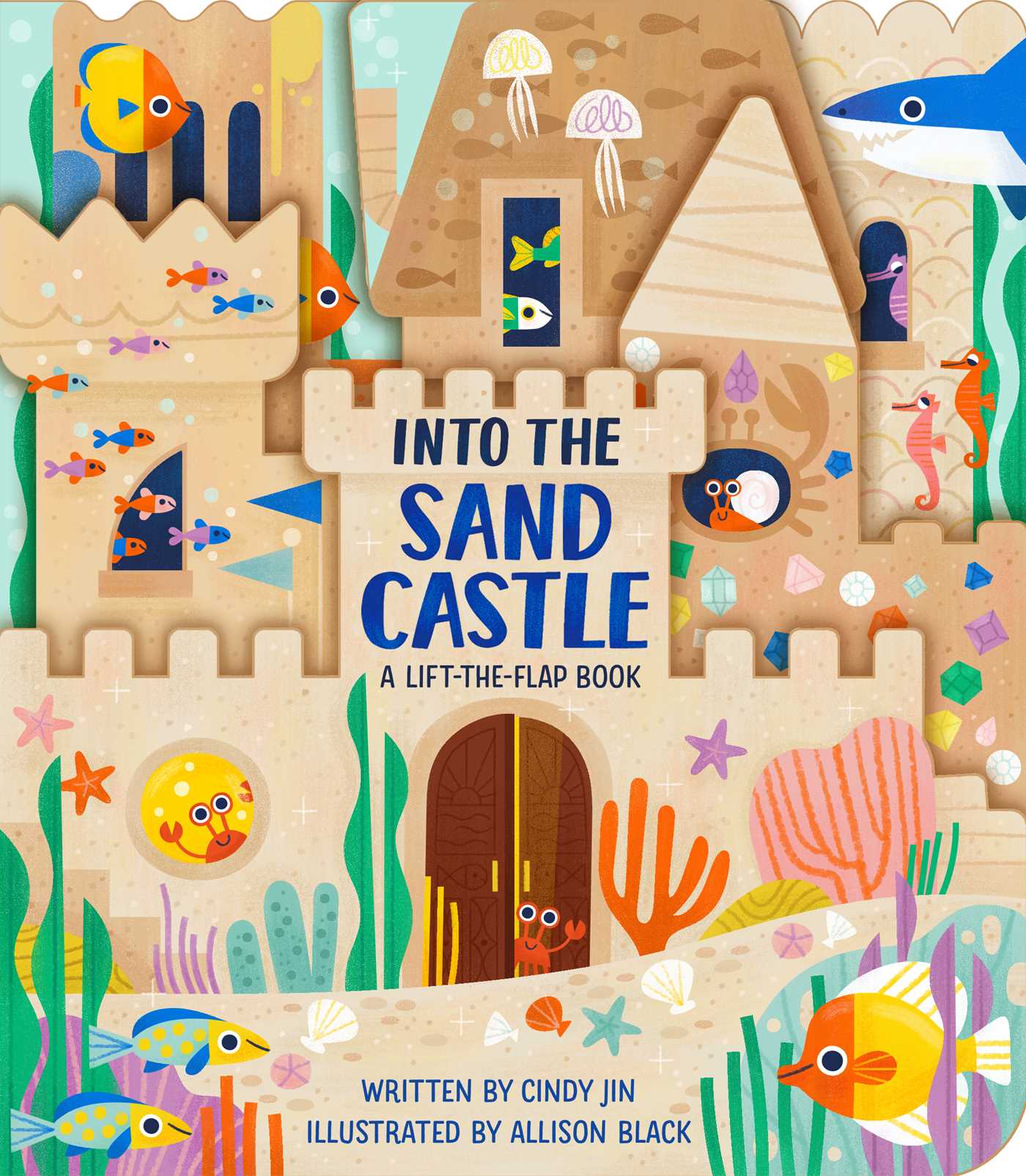 Into the Sand Castle: A Lift-the-Flap Book (Board Book)