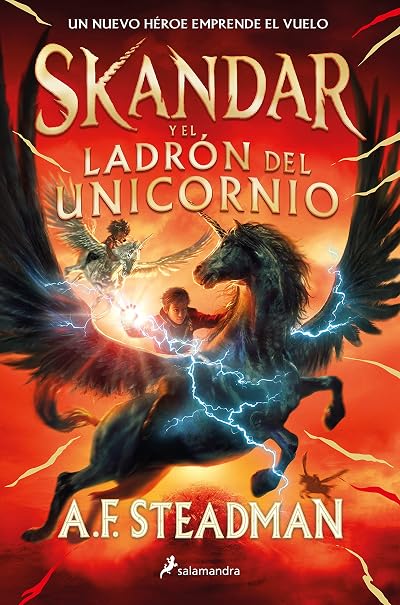 Portada de Skandar y el ladrón del unicornio, de A.F. Steadman